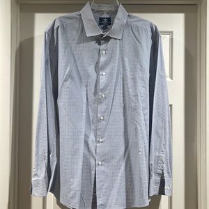Men’s Dockers fitted stretch collar dress shirt, size extra large